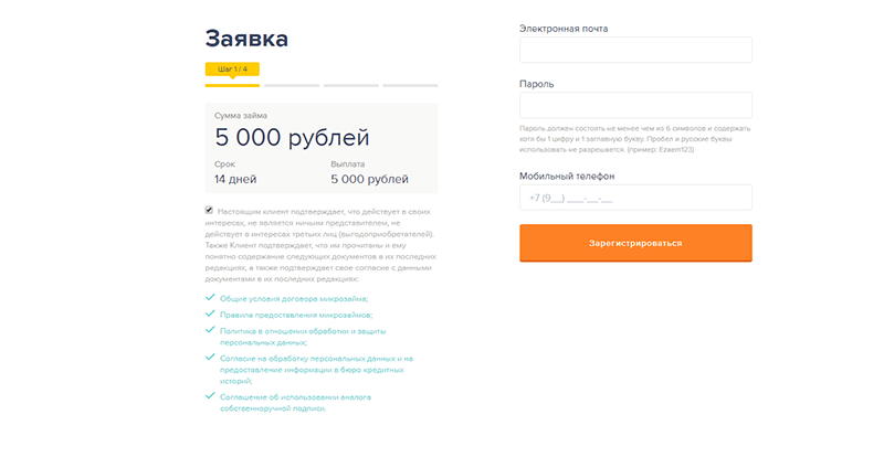 Взять займ в Езаем в Североморске